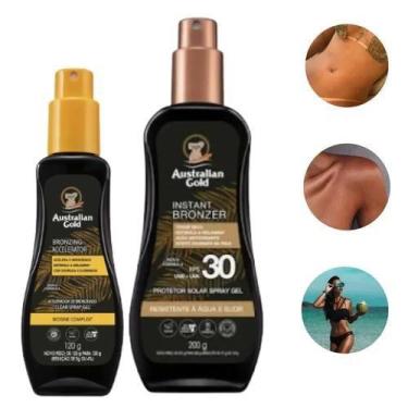 Imagem de Kit Australian Gold Acelerador De Bronzeado Protetor Solar FPS 30