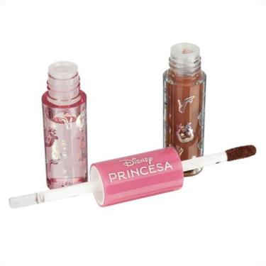 Imagem de Lip Duo Batom e Gloss Fenzza Disney Princesa Barely Enchanted Dis114 -
