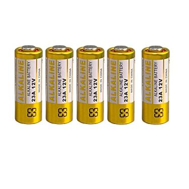 Imagem de Bateria Alcalina Pilha 23A 12V 05 Unidades Portao Controle Alarme Carro Duravel