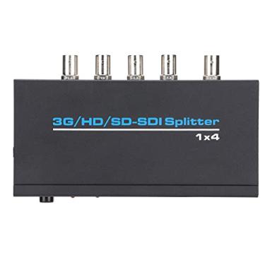 Imagem de Garsentx Divisor SDI, divisor SDI 1x4 1080p SDI 1 entrada 4 saídas, distribuidor digita...