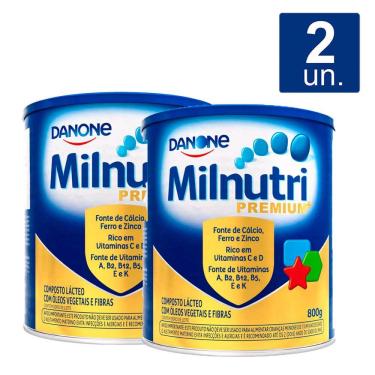 Imagem de Kit 2 UN Milnutri Premium Danone 800g