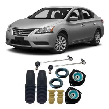 Imagem de Kit Batente + Bieleta Nissan Sentra Dianteira 2014 Até 2020 O Par