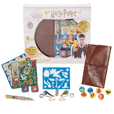 Imagem de Innovative Designs Harry Potter Journal Set for Kids – Smash Leather Journal Kit with Stickers, Stamps & Tape