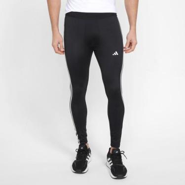 Imagem de Calça Legging Adidas Techfit 3 Listras Masculina