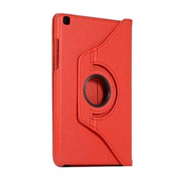 Imagem de Capa Giratória Para Samsung Galaxy Tab A 8" T290 / T295 (Vermelho)
