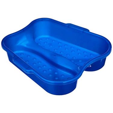 Imagem de Sheila Bacia Pedicure Azul - Ideal para Escalda Pés e Manicure, Bacia para Spa dos Pés e Pedicure em Casa