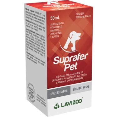 Imagem de Suplemento Vitamínico Mineral Lavizoo Suprafer Pet Oral - 50 mL