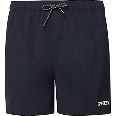 Imagem de Oakley Short de praia masculino de vôlei de praia 40,6 cm, Blackout, XX-Large