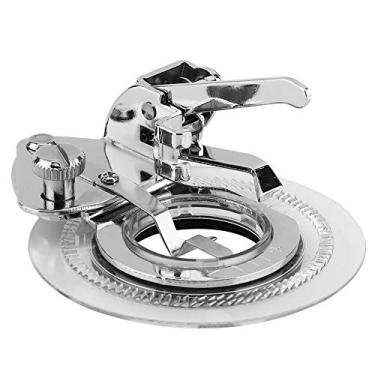 Imagem de Máquina de costura multifuncional calcador de padrão de disco circular para bordado ganha ponto de flor para todas as máquinas de costura de encaixe de haste baixa