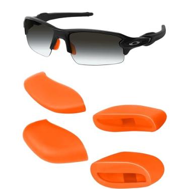 Imagem de Mryok Protetor nasal de reposição para óculos de sol Oakley Flak XS OJ9005 – Opt, Laranja, One Size