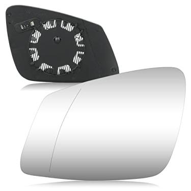 Imagem de Espelho retrovisor do lado esquerdo do motorista aquecido apto para BMW 228i 328i 328i 328i 330i 335i 428i 428i 430i 435i 440i 535i 550i 640i i3 M2 M3 M4 M5 M6 X1, retrovisor lateral Vidro, OEM 51167285005, apenas para 2 pinos