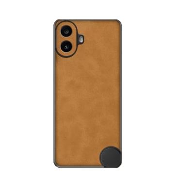 Imagem de Tznzxm Capa para celular Nothing CMF Phone 1, CMF Phone 1, capa de celular moderna, de couro PU, resistente a arranhões, antiderrapante, à prova de choque, TPU fina, capa protetora traseira para nada