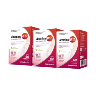 Imagem de Kit C3 Vitamina B12 Metilcobalamina Para Cérebro - Maxinutri