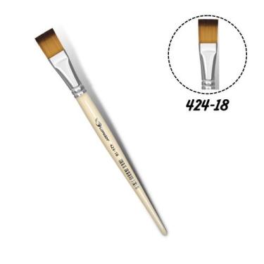 Imagem de Pincel Condor 424-18 Chato Sintético Cabo Curto