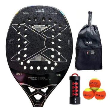 Imagem de Nova Raquete Beach Tennis Nox Ng17 2025 Gianotti 18k 2025 - NOX Beach