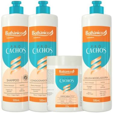 Imagem de Kit Pró Cachos Shampoo + Condicionador + Máscara + Geleia Modeladora 5