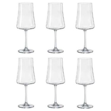Imagem de Taça de Cristal Bohemia 560 ml Xtra 6 Peças - Bohemia Crystal, Transpa