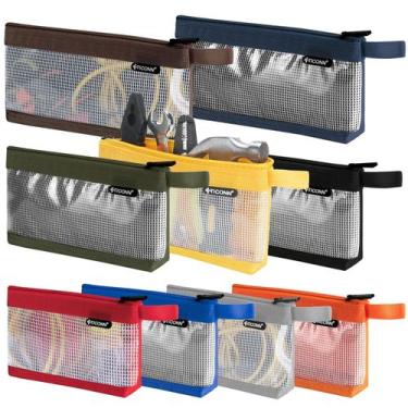 Imagem de Bolsa de ferramentas TICONN 1680D em tecido Oxford com zíper 9PK Combo