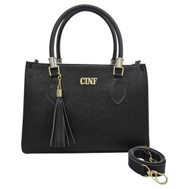 Imagem de Bolsa De Ombro Feminina Transversal Média De Mão Baú Alça Removível - 