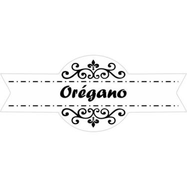 Imagem de Cartela tempero 63 etiquetas adesivo auto colante rotulo 6,5x2,5 cm a 