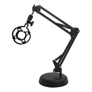 Imagem de Kit Suporte Mesa Articulado + Shock Mount P/ Microfone Prof. - Tibaby,
