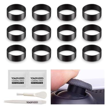 Imagem de TALONGAMES Protetores De Joystick Compatíveis Com Steam Deck, Xbox, Ps4, Ps5 E Controle Switch Pro, Evitam Arranhões Perda Tinta. (Preto - Pacote 12 Unidades)