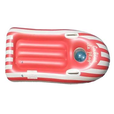 Imagem de Bodyboard Inflável - Pranchas Infláveis Portáteis com Alças,Escorregas Aquáticos para Desporto Jogos e Diversão ao Ar Livre em Mar Lago e Mergulho de Verão