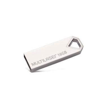 Imagem de Pen drive Multilaser Diamond USB 2.0 Metálico - PD850 Memória RAM:64 G