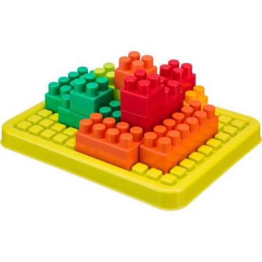 Imagem de Brinquedo Para Montar Caminhão Basculante 18 Peças - Gulliver