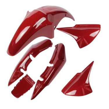 Imagem de Kit Carenagem Pintadas Paralama Rabeta Tampas Titan 150 ano 2004 a 200