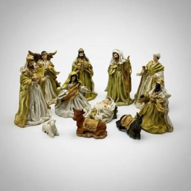 Imagem de Esculturas Decorativa Presépio Natalino 11 peças 14754-PL