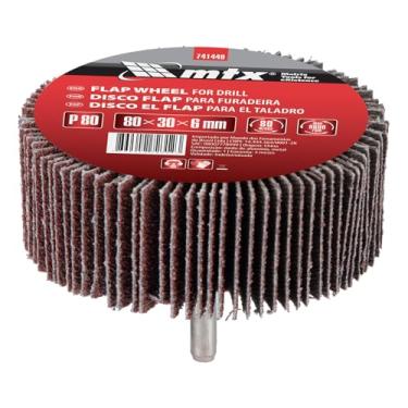 Imagem de Mtx Roda De Lixa Com Haste Para Furadeira P 80 80 X 30 X 6 Mm