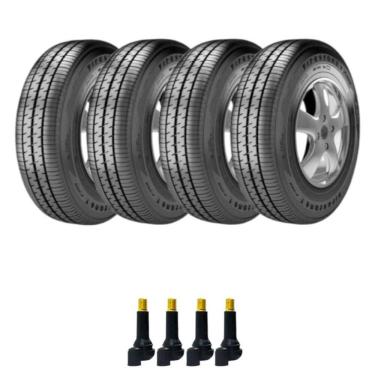 Imagem de Combo 4 Pneus Hb20 Etios C3 195/60r15 F700 Firestone + Bico