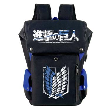 Imagem de Mochila Anime School Attack on Titans para crianças