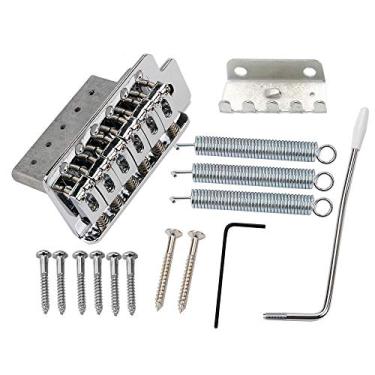 Imagem de Ponte Swing de Guitarra Elétrica ST Liga Zinco Duradouro Adequado para Série SQ ST-Fender Operação Conveniente Acessórios Completos Fácil Usar