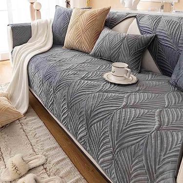 Imagem de Capas de sofá em forma de L, capa de sofá de 3 lugares, 2 lugares, protetores de animais de estimação, capa de sofá de canto, impermeável, antiderrapante, nº 6 - 70 x 180 cm
