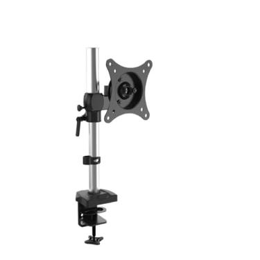 Imagem de BEGWVDJTP Suporte para monitor de computador, liga de alumínio, mesa D05C, grampo de mesa para elevação horizontal e vertical, rotação de aumento da tela