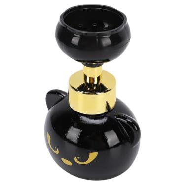 Imagem de Semme Dispensador de Sabão de Plástico para Gato, Dispensador de Sabão Recarregável de Espuma para As Mãos Com Bomba de Pressão para Banheiro, Lavagem das Mãos, (de espuma de sabão para