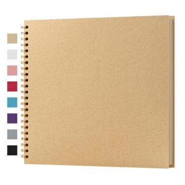 Imagem de Álbum de recortes potricher DIY 30x30cm 40 páginas, capa dura