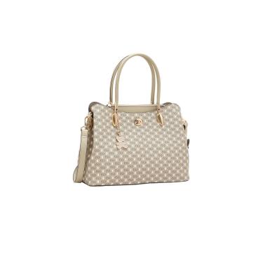 Imagem de Bolsa Feminina Chenson Monograma Baby Urso - Alça de Mão - Natural 3485367