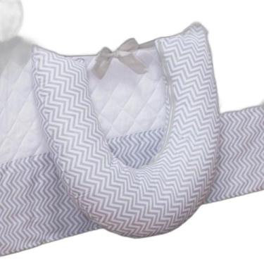 Imagem de Almofada Amamentação Chevron Cinza - Tropical Baby