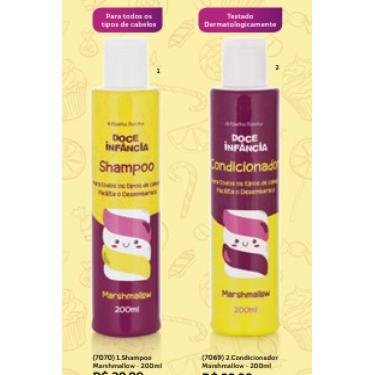 Imagem de Kit Shampoo e Condicionador Marshmallow 200ml cada Abelha Rainha (6511)