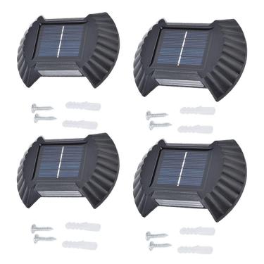 Imagem de Luminaria Solar Arandela Parede Spot Balizador Kit 4 Und