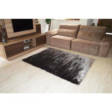 Imagem de Tapete Life Confort Shaggy 50mm Silver 100x150 Cm