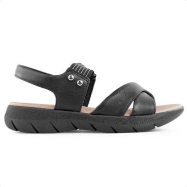 Imagem de Sandália Usaflex Plataforma Tira Elástico Feminina-Feminino