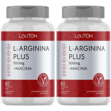Imagem de Kit 2X L-Arginina Plus - 60 Cápsulas - Lauton Nutrition-Masculino