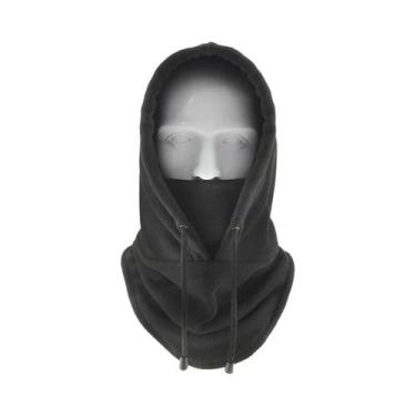 Imagem de Máscara Balaclava Térmica Ajustável De Fleece Polar À Prova De Vento P