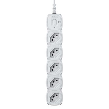 Imagem de Protetor Eletrônico Intelbras com 5 tomadas EPE 2005 Branco