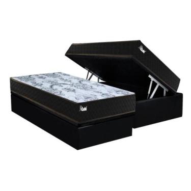 Imagem de Cama Box Baú Solteiro: Colchão Molas MasterPocket Ensacadas Paropas Li