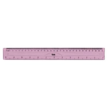 Imagem de Régua Plástica Line 30CM - Tris, Rosa